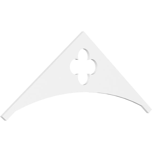 Ekena Millwork Pitch Turner Architectural Grade PVC Gable Pediment, 72"W x 27"H x 1"P (9/12) GPP072X027X100TUR - main